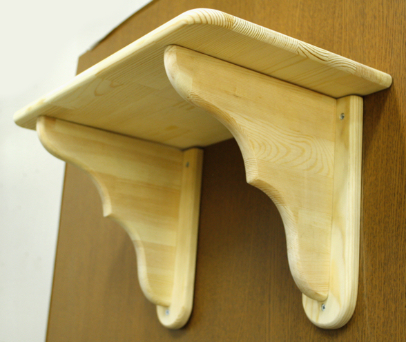 パインシェルフ(棚板／棚受) 　送料無料