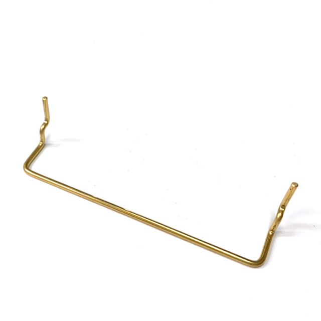 4mm厚有孔ボード用フック Classic 真鍮ゴールドハンガー ANB-716（1本