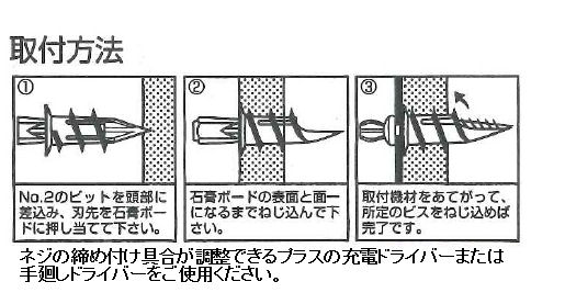 ＊有孔ボード用　取付金具(石膏ボード用)＊　有孔ボード用　取付金具（石膏ボード用）　1本