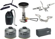 ソト SOTO マイクロレギュレーターストーブウインドマスター＋パワーガス250TM  2本＋2点セット（ハードケース付）