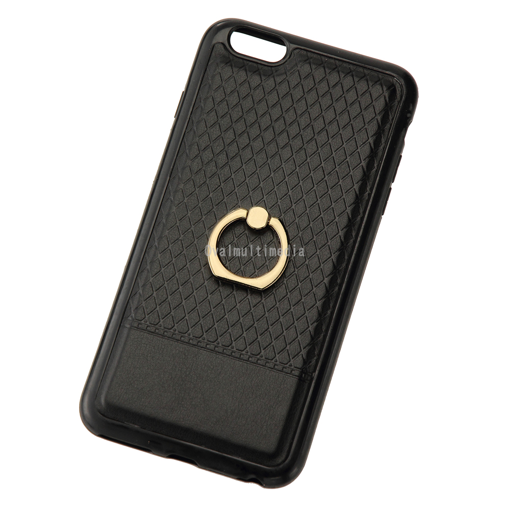 iPhone6sPlus用リングケース ブラック