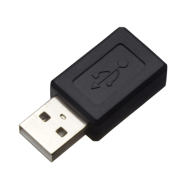 USB-Aオス→microUSBメス　変換コネクタ