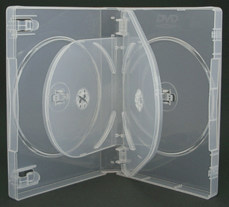 業界標準の27mm厚に5枚収納/5枚収納Mロックケース クリア1個