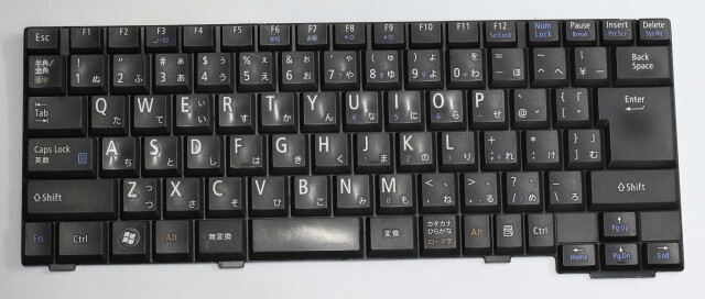 ジャンク品 メーカ不明 交換用キーボード V102602AJ2 PK1306J1D00 保証無し