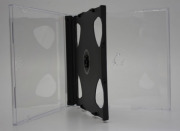 10mm厚3枚収納PSマルチメディアケース ブラック 1個