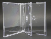 10mm厚3枚収納PSマルチメディアケース クリア 1個