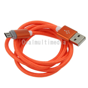 micorUSBケーブル オレンジ 1m