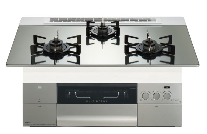 プログレプラチナシルバーガラストップ７５㎝ブラックホーローゴトク