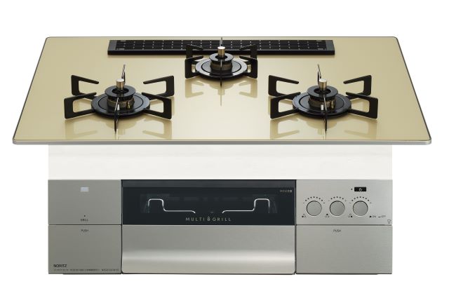 シャンパンゴールドガラストップホーローゴトク