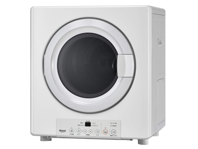 【取付工事対応 乾太くん】RDT-31S(A) リンナイ ガス衣類乾燥機 乾燥容量3.0kgタイプ 左右可変ドア ガスコード接続タイプ ピュアホワイト