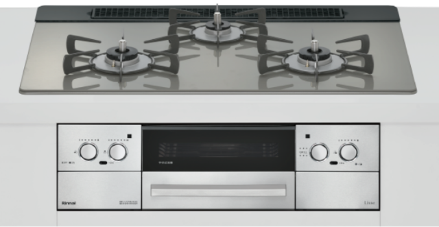 【数量限定特価 取付工事対応】リンナイ リッセコンロ RHS71W42J3RSTW クラシックミラーガラストップ 幅75cmタイプ