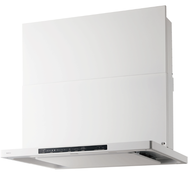 【取付工事対応】 NFG6S26MWH ノーリツ レンジフード クララ スリム型ノンフィルター（シロッコファン） 幅60cmタイプ ホワイト ビルトインコンロ連動タイプ