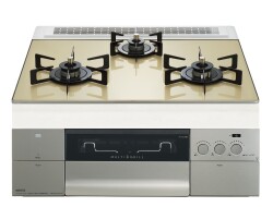 プログレシャンパンゴールドガラストッププログレ６０㎝ブラックホーローゴトク