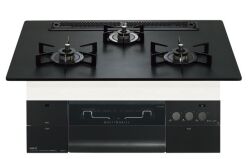 ラックリーナ７５㎝アルミ製トップブラックホーローゴトク