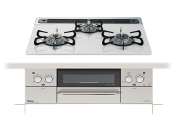 【取付工事対応】PD-963WT-U60CV パロマビルトインコンロ クレア トップ幅60cm ティアラシルバーハイパーガラスコートトップ ステンレスごとく