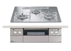 【取付工事対応】PD-963WT-U60GG パロマビルトインコンロ クレア トップ幅60cm グロスミラークリアガラストップ ステンレスごとく
