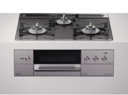 【数量限定特価 取付工事対応】RHS31W38M15RNSTWリンナイ ビルトインコンロ デリシア 操作部液晶付タイプ ツイードシルバーガラス60cmトップ  ホーローごとく ザ・ココットラウンド付属 オーブン接続可能