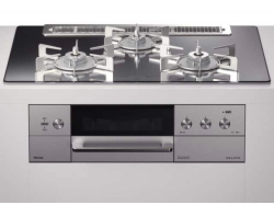【取付工事対応】RHS72W39M13RCSTW リンナイ ビルトインコンロ デリシア 新型シンプルタイプ プラチナミラーガラス75cmトップ