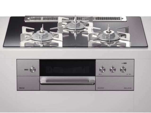 取付工事対応】 RHS71W38M13RCSTW リンナイ ビルトインコンロ デリシア 