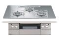 ★炊飯鍋プレゼント【取付工事対応】PD-963WT-U75GG パロマ ビルトインコンロ クレア トップ幅75cm グロスミラークリアガラストップ ステンレスごとく