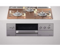 【取付工事対応】RHS31W38M12RNSTW リンナイ ビルトインコンロ デリシア 操作部液晶付タイプ スパークリングカッパーガラス60cmトップ ザ・ココットラウンド付属 オーブン接続可能