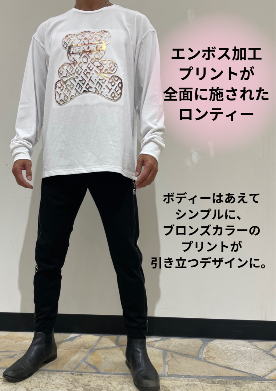 COOKJEANS クックジーンズ フロンズベアー 長袖Tシャツ(Unisex/ユニセックス)