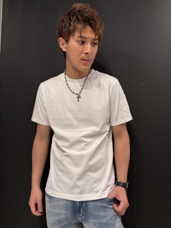 COOKJEANS クックジーンズ 袖ダガー刺繍 クルー Tシャツ(Unisex/ユニセックス)