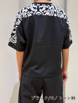 COOKJEANS クックジーンズ ショルダー 切替 クルー 半袖T(Unisex/ユニセックス)