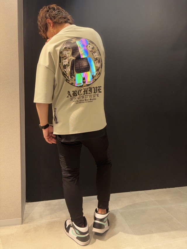 イエローカモ　シャツ 蛍光イエロー 20th Anniversary Thank you！ ありがとうTシャツ