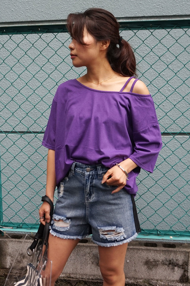 Backs ワンショルダー 肩だし 半袖 Tシャツ 半袖tシャツ レディース 女子 オフショルダー ビッグtシャツ ビッグシルエット ゆったり かわいい オーバー サイズ コーデ ギャル服 韓国 ファッション ゆる 女子高生 中学生 高校生 ブランド ティーンズファッション コーデ Backs ワンショルダー 肩だし 半袖 Tシャツ 半袖tシャツ レディース 女子 オフショルダー ビッグtシャツ ビッグシルエット ゆったり かわいい オーバー サイズ コーデ ギャル服 韓国 ファッション ゆる 女子高生 中学生 高校生 ブランド ティーンズファッション コーデ