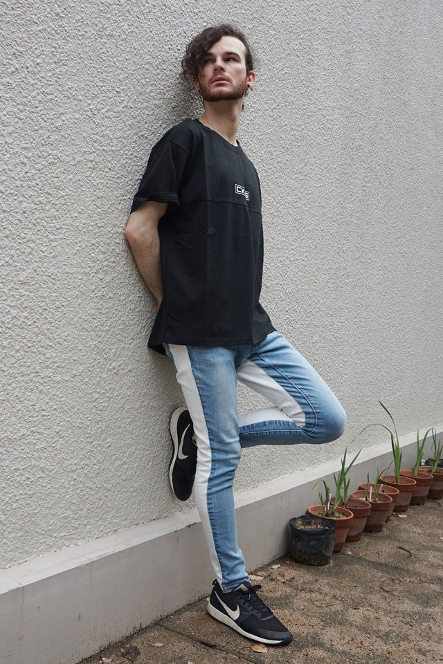 メンズデザインTシャツおしゃれ夏かっこいい ビッグサイズ オーバーサイズ Tシャツ メンズ ティーシャツ 半袖