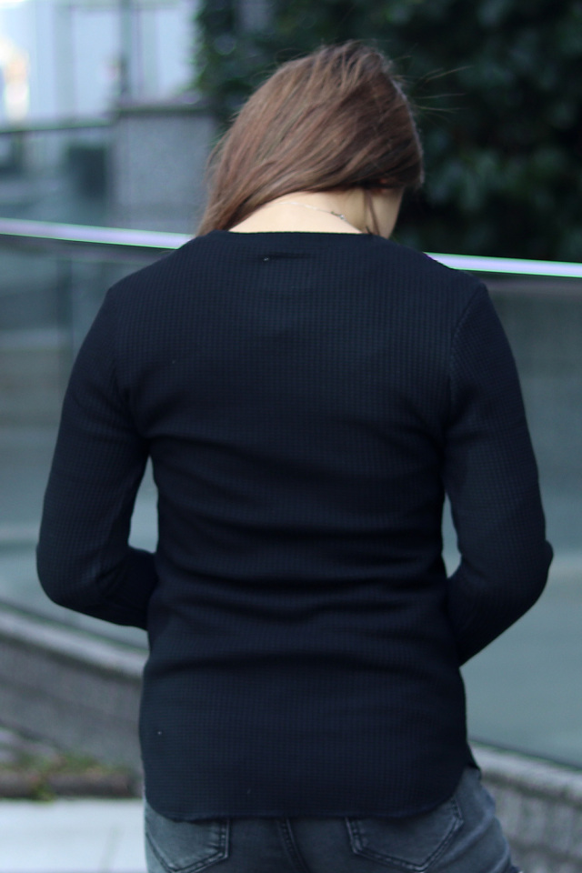 JTQ 無地 シンプル サーマル長袖　ブラック 楽天市場】Tシャツ 長袖 メンズ ロンT シンプル 無地 保温性