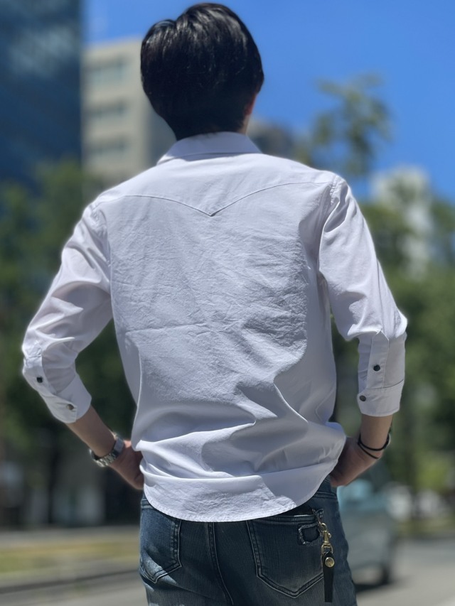 ダブル ポケット メンズ 薄手 シャツ 定番 トップス ブランド