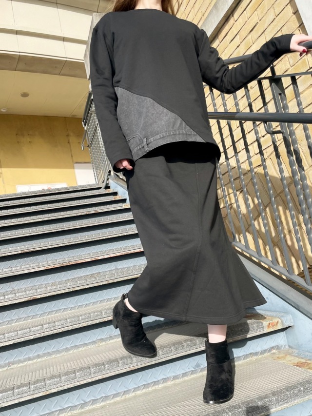 デニムコンビ セットアップ スカート 長袖 スカート coordinate169715_dl_.jpg