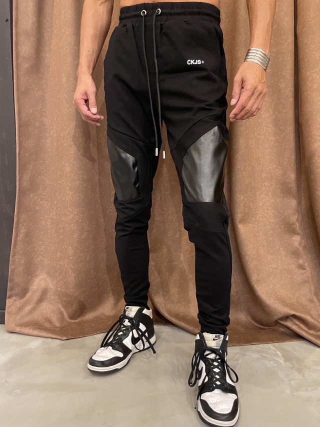 COOKJEANS クックジーンズ PU切替 パンツ(Unisex/ユニセックス)