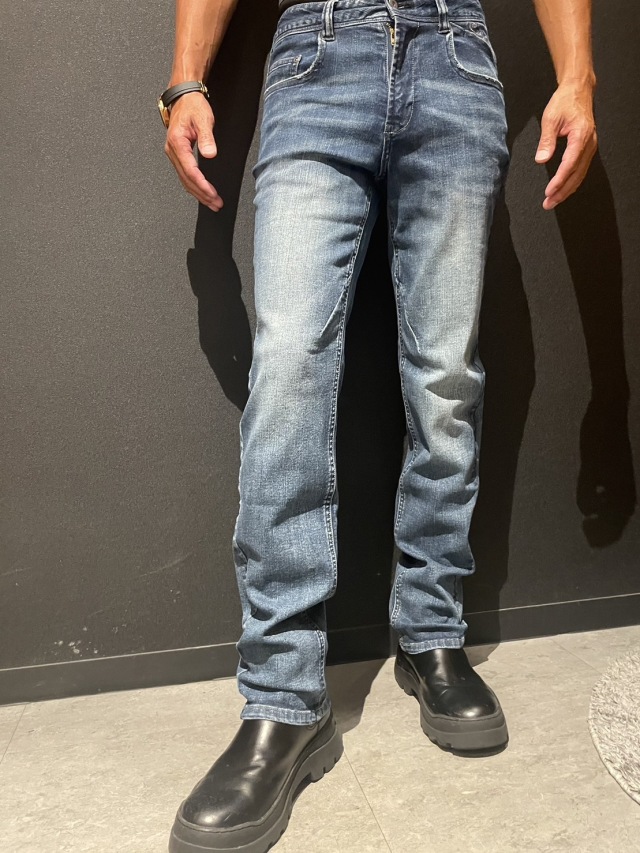 COOKJEANS クックジーンズ Rise ストレッチ デニム パンツ(Mens