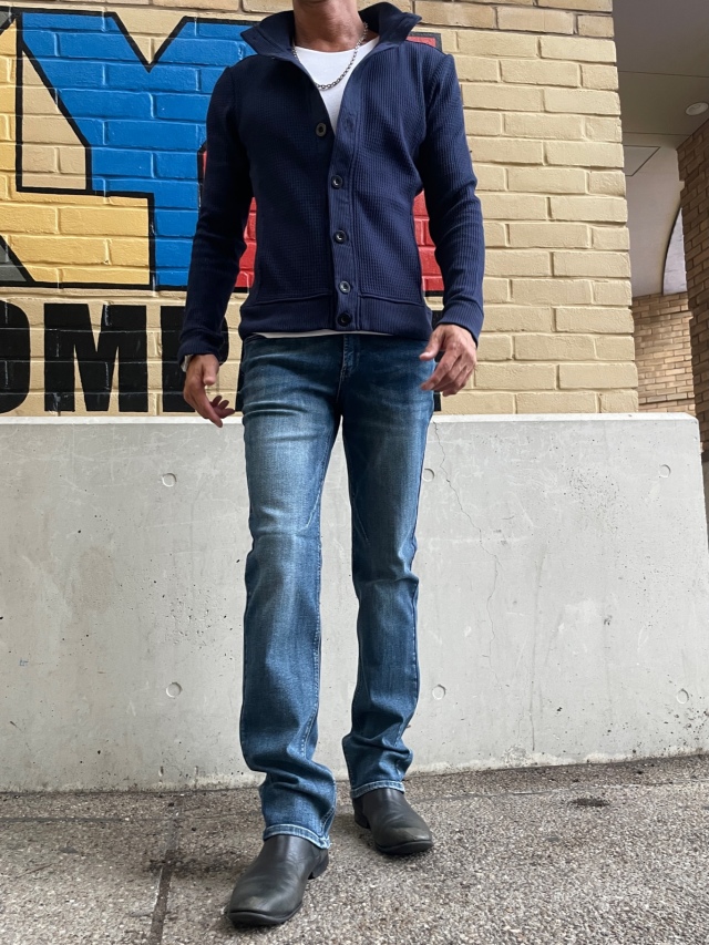 メンズ✻COOK JEANS クックジーンズ✻サイズ2 COOKJEANS クックジーンズ Rise ストレッチ デニム パンツ(Mens
