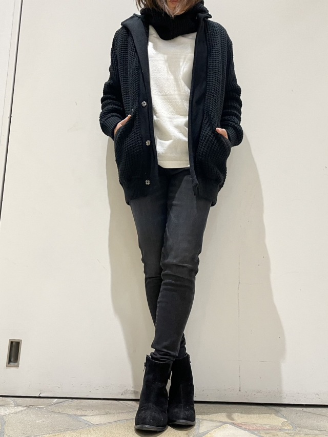 Cook Jeans ワッフルジャケット y2k グランジ 【平成ギャル】 COOKJEANS クックジーンズ ワッフル ニット ジャケット(Unisex