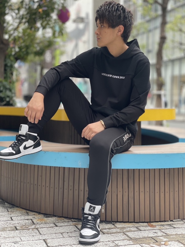 COOKJEANS クックジーンズ ワッフル コンビ パーカー(Unisex