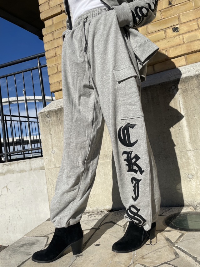 COOKJEANS クックジーンズ PUワッペン カーゴ パンツ (unisex