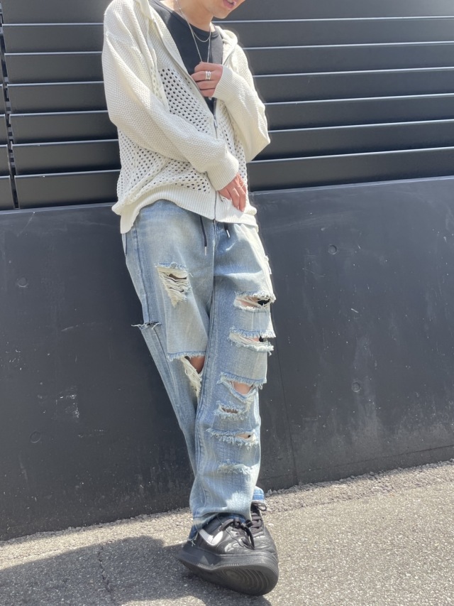 メンズ✻COOK JEANS クックジーンズ✻サイズ2 COOKJEANS クックジーンズ Rise ストレッチ デニム パンツ(Mens
