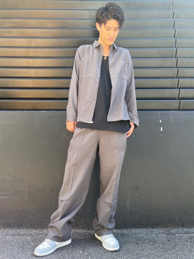 COOKJEANS クックジーンズ 秋用 タック トラウザー パンツ(Men's