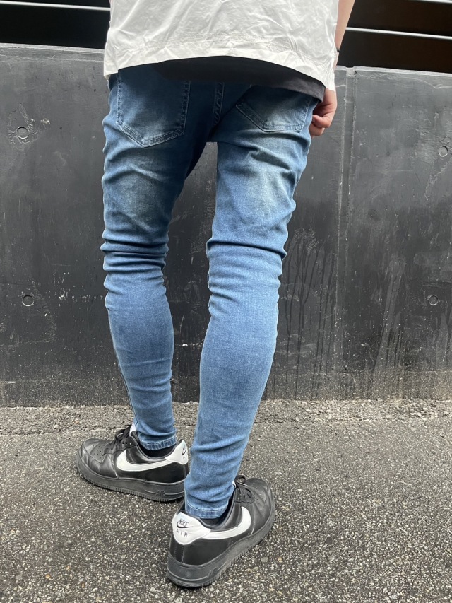 COOKJEANS クックジーンズ デニムバイカー パンツ(unisex/ユニ