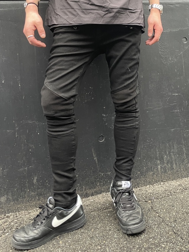 COOKJEANS クックジーンズ デニムバイカー パンツ(unisex/ユニ