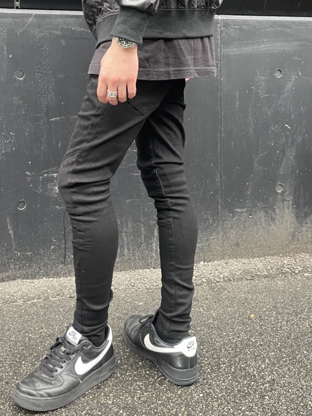 cookjeans パンツ COOKJEANS クックジーンズ デニムバイカー パンツ(unisex/ユニ