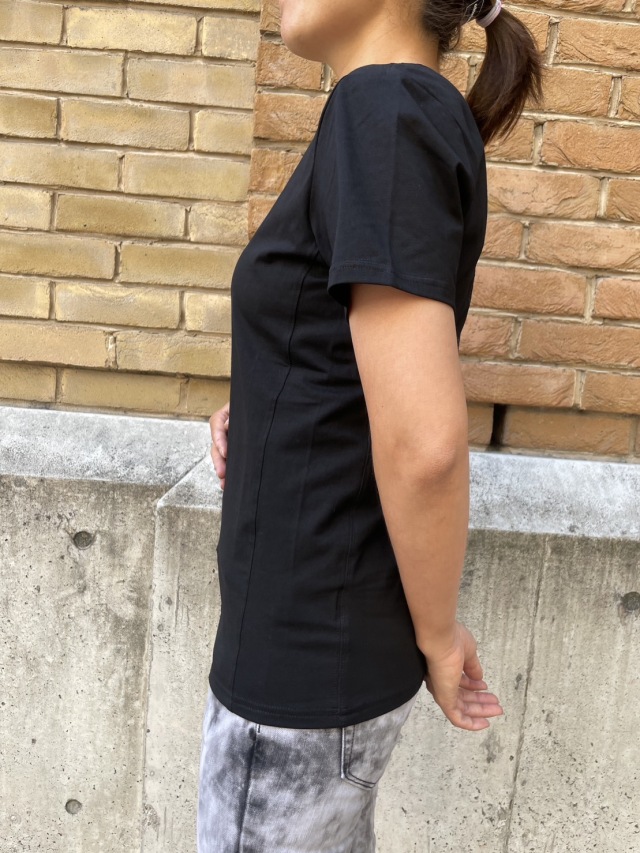 刺繍ロゴ ダガー ロングTシャツ フィット メンズ レディース