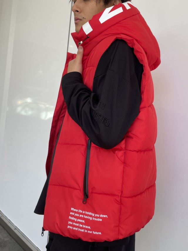 COOKJEANS クックジーンズ CKJS フード ベスト(Unisex/ユニセックス)