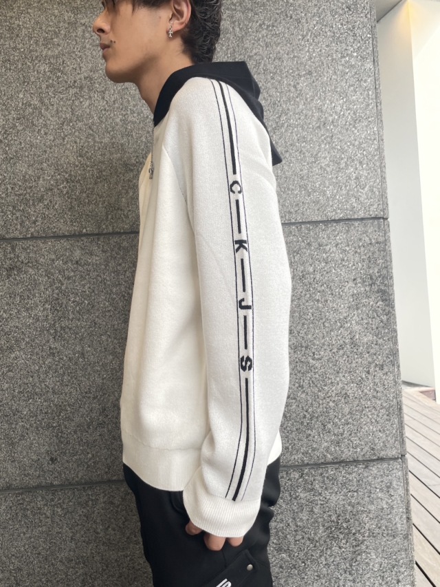COOKJEANS クックジーンズ 裾ライン CKJS ロゴ パーカー(Unisex