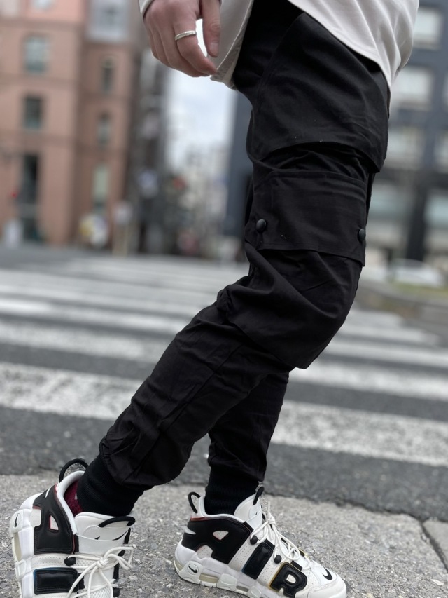 ZIP カーゴパンツ カーゴ パンツ メンズ スリム ストレッチ