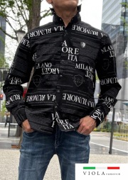 VIOLA rumore ヴィオラ ルモーレ ワイヤー入り 総柄プリント シャツ(Unisex/ユニセックス)